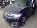 2017 HONDA CIVIC, BLACK, EX-L MODEL, 1.5L TURBO, AT.   A26333